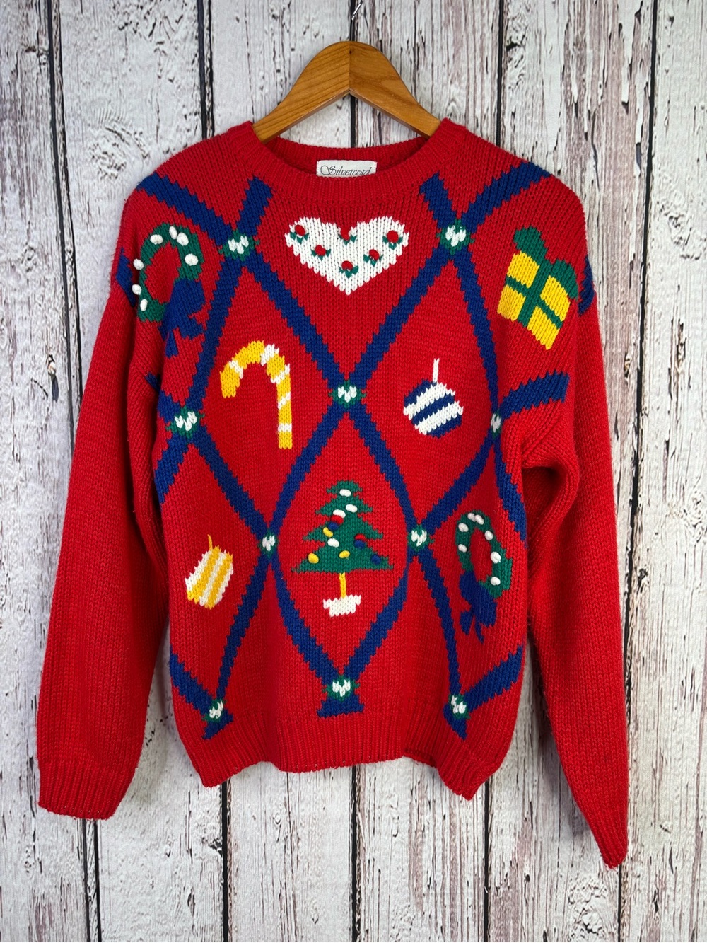 Vintage Holiday Christmas Sweater from Silvercord Petites Size Petite Medium PM